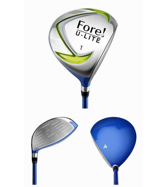 Fore! U-Lite Kids Golf Driver Ages 3-5 Blue - Right & Left Hand