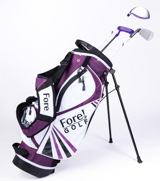 Fore! U-Lite Girls Junior Golf Set Ages 3-5 Purple