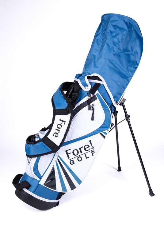 Fore! Golf Junior Stand Bag Blue Ages 3-8 (Bag Height 27")