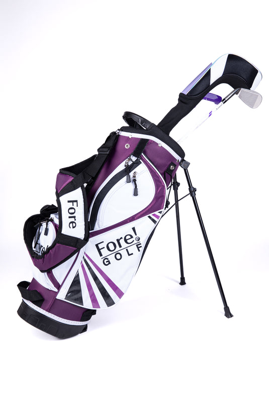 Fore! U-Lite Girls Golf Set for Ages 3-5 Holiday Bundle