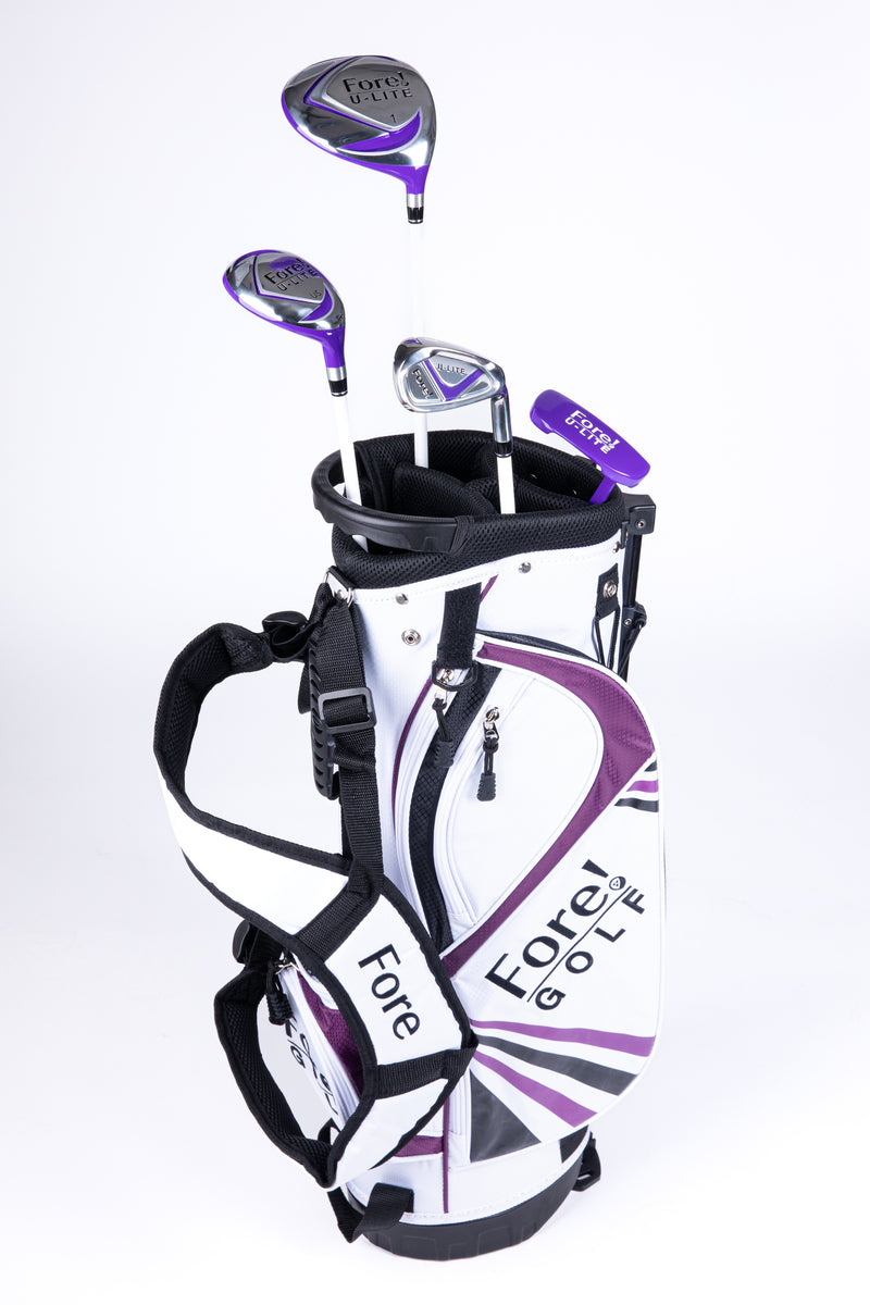 Load image into Gallery viewer, Fore! U-Lite Girls Golf Set for Ages 6-8 Holiday Bundle
