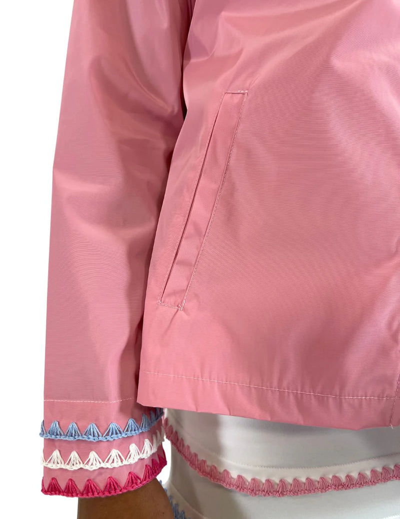 Load image into Gallery viewer, Garb Autumn Girls Youth Golf Rain Jacket Pink
