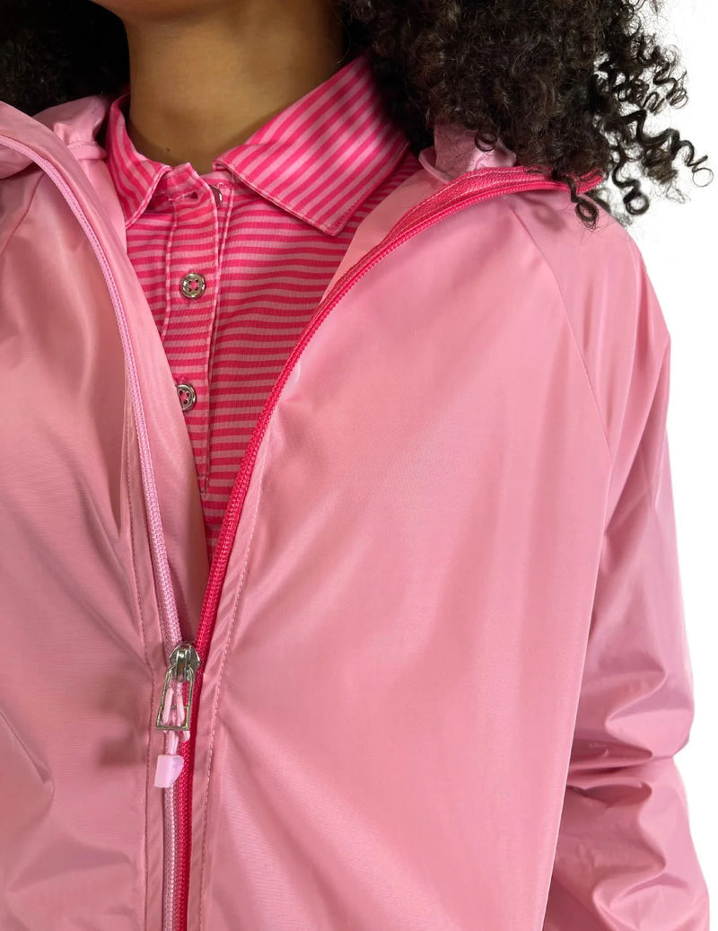 Load image into Gallery viewer, Garb Autumn Girls Youth Golf Rain Jacket Pink
