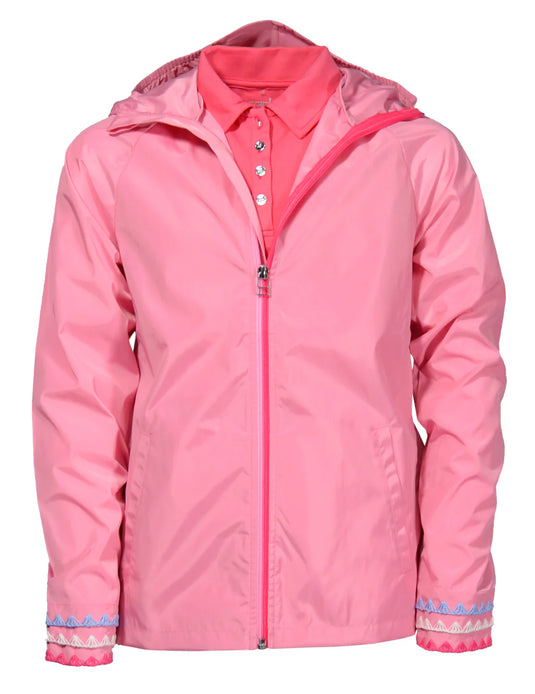 Garb Girls Golf Rain Jacket Pink