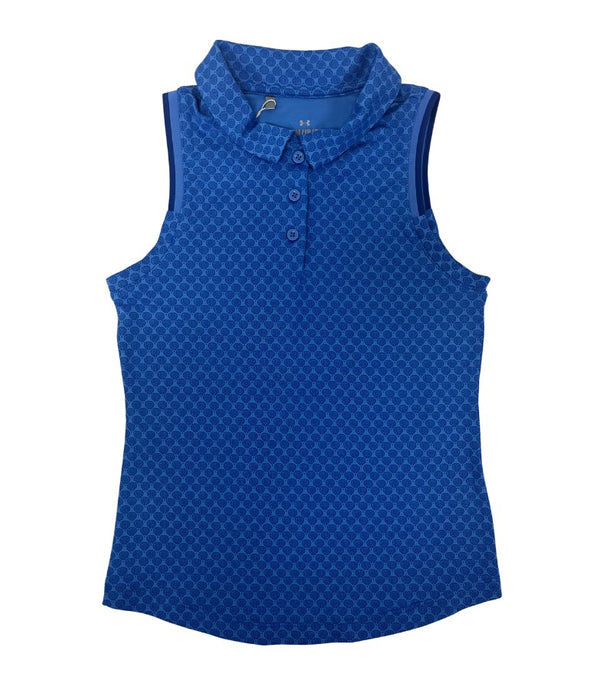 Under Armour Girls Playoff Sleeveless Polo Royal