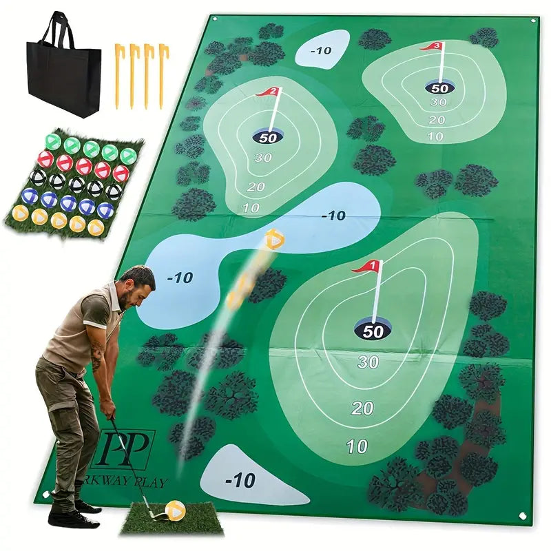 Load image into Gallery viewer, 3 Hole Golf Course Velcro Chipping Game
