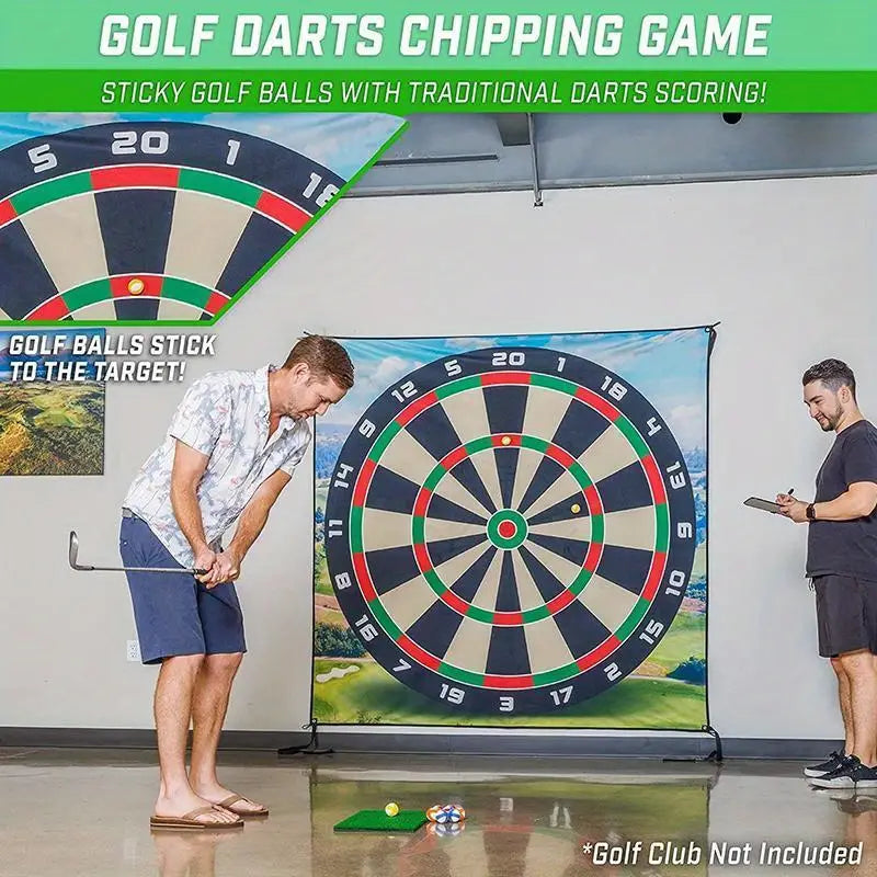 Load image into Gallery viewer, Golf Darts Chipping Velcro Game Demonstration
