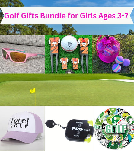 Golf Gifts Bundle for Girls Ages 3-7