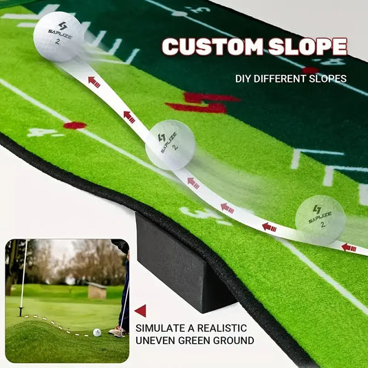 Golf Putting Mat - Adding Slopes