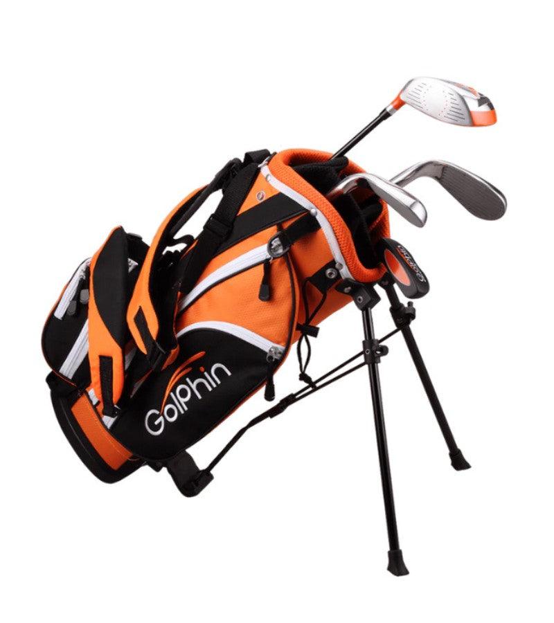 Load image into Gallery viewer, GolPhin GFK 4 Club Kids Golf Set Ages 3-4 Orange
