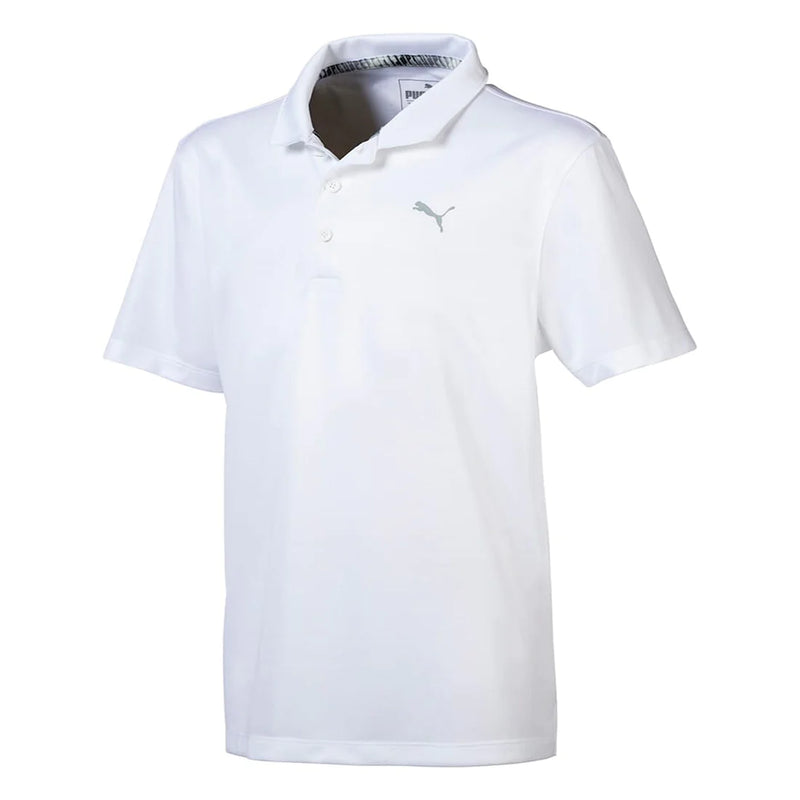 Load image into Gallery viewer, Puma Boys Essential Polo - White
