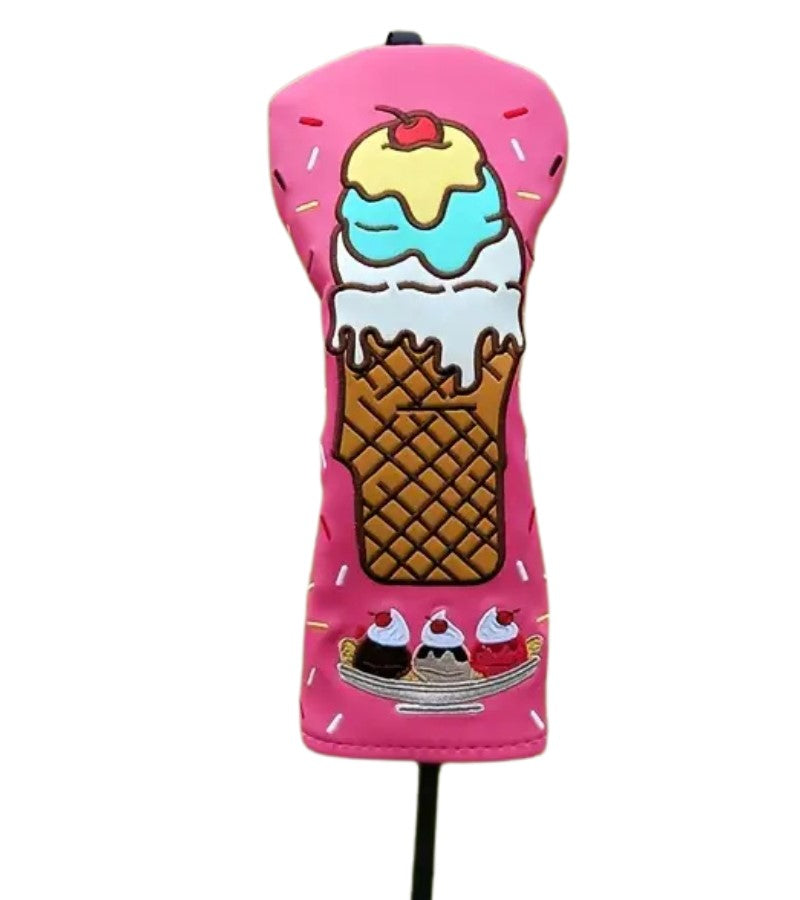 Load image into Gallery viewer, Ice Cream Driver Headcover - Hot Pink
