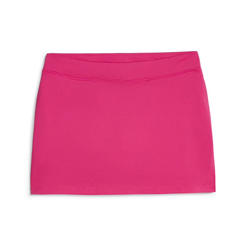 Load image into Gallery viewer, Puma Knit Golf Skirt Girls - Garnet Rose
