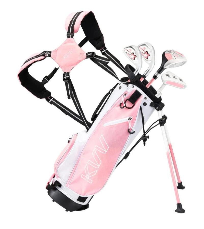 Load image into Gallery viewer, KVV Girls Junior Golf Set Ages 5-7 Pink

