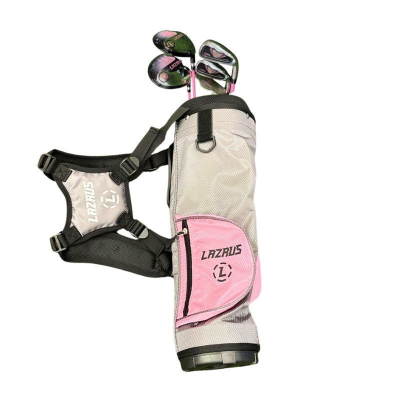 Load image into Gallery viewer, Lazrus 5 Club Girls Golf Set for Ages 2-5 (kids 38-48&quot; tall) Pink
