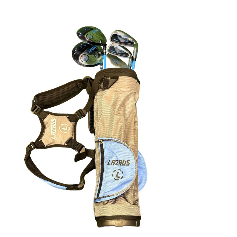 Load image into Gallery viewer, Lazrus 5 Club Junior Golf Set for Ages 6-9 (kids 48-58&quot; tall) Blue
