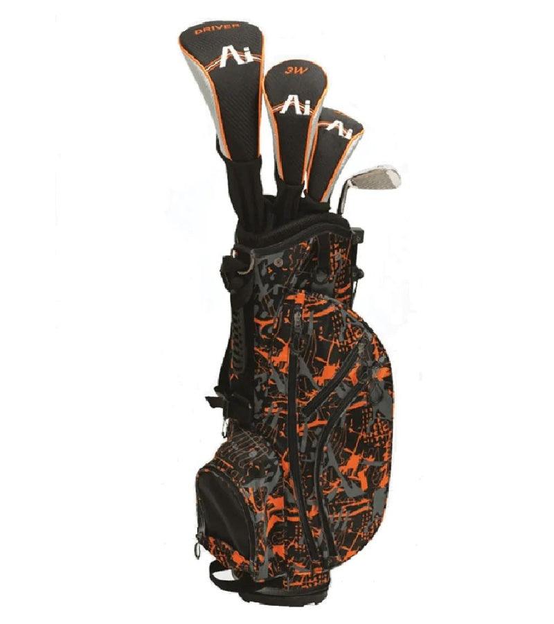 Load image into Gallery viewer, Lynx Junior Golf Set for Kids 51-54 Inches Tall Orange
