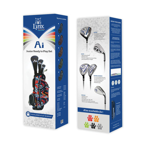 Lynx Ai 5 Club Junior Golf Set for Ages 5-7 (kids 45-48