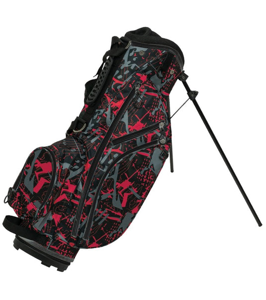 Lynx Junior Stand Bag Red & Black for Ages 6-8