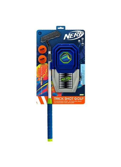 Nerf Trick Shot Kids Golf Set - 3 Challenge Cups