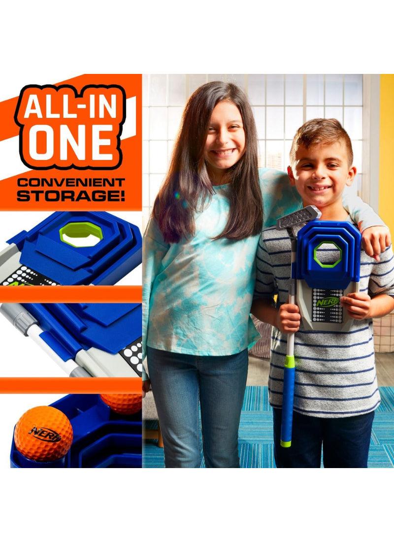 Load image into Gallery viewer, Nerf Trick Shot Kids Golf Set - 3 Challenge Cups

