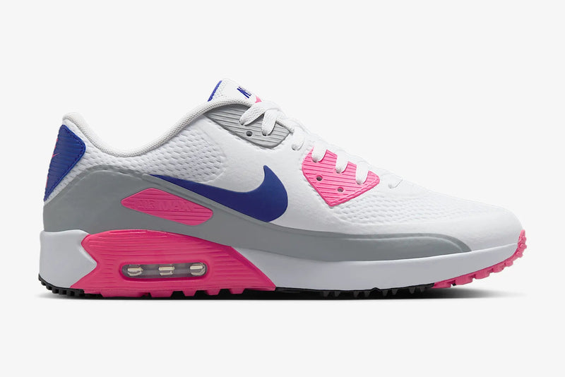 Load image into Gallery viewer, Nike Air Max 90G Golf Shoes Laser Pink - Side
