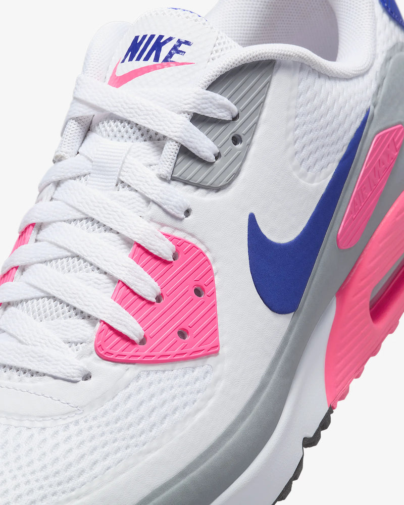 Load image into Gallery viewer, Nike Air Max 90G Golf Shoes Concord Laser Pink - Top Detail
