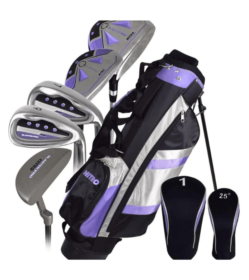 Load image into Gallery viewer, Nitro Blaster Pro Girls Golf Set Ages 9-12 Purple
