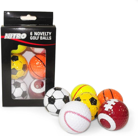 Nitro 6 Pack Sports Golf Balls