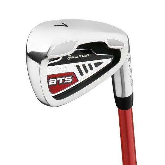 Orlimar ATS Junior 7 Iron for Ages 9-12 (kids 52-60" tall) Red