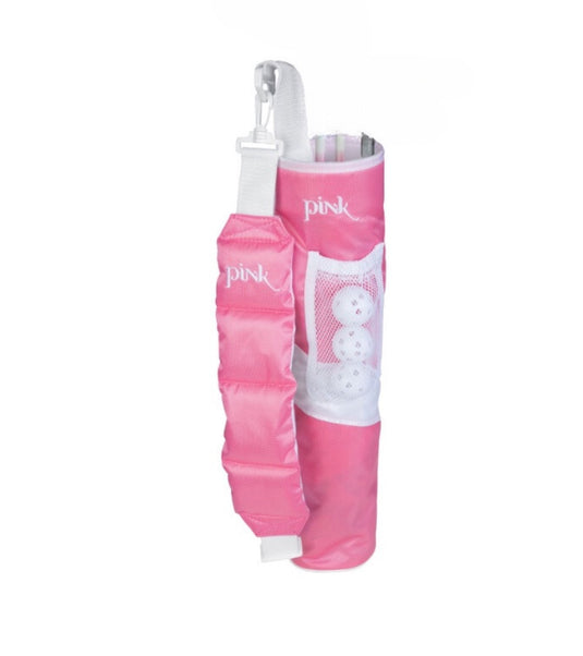 Pink Zone Girls Tube Carry Golf Bag Pink