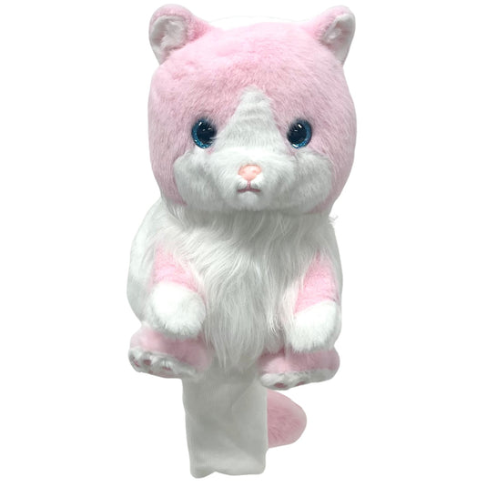 Plush Pink Cat Headcover