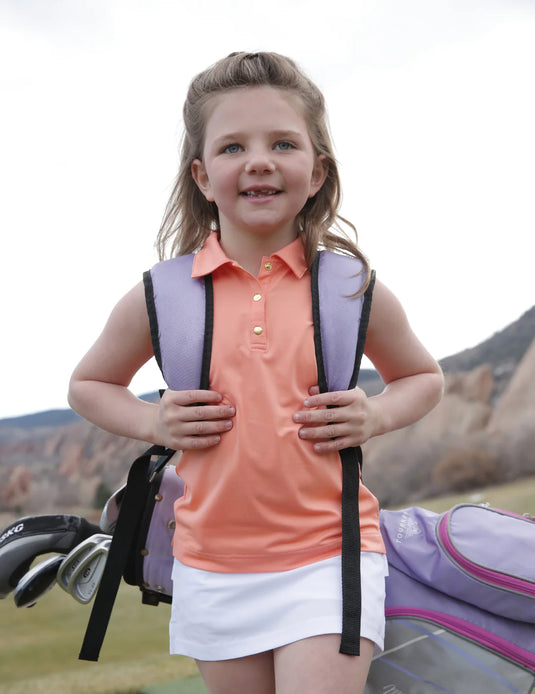 Garb Poppy Toddler Girls Golf Polo