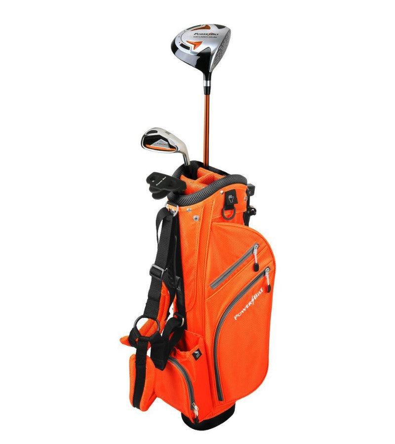 Load image into Gallery viewer, PowerBilt 3 Club Toddler Golf Set Ages 3-5 Orange
