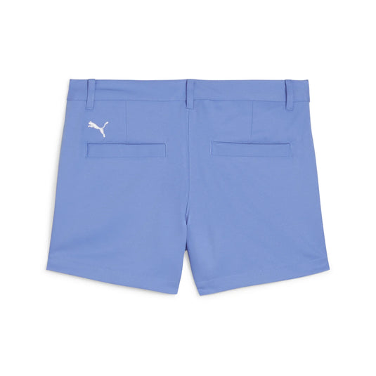 Puma Girls Golf Shorts - Blue Skies Back