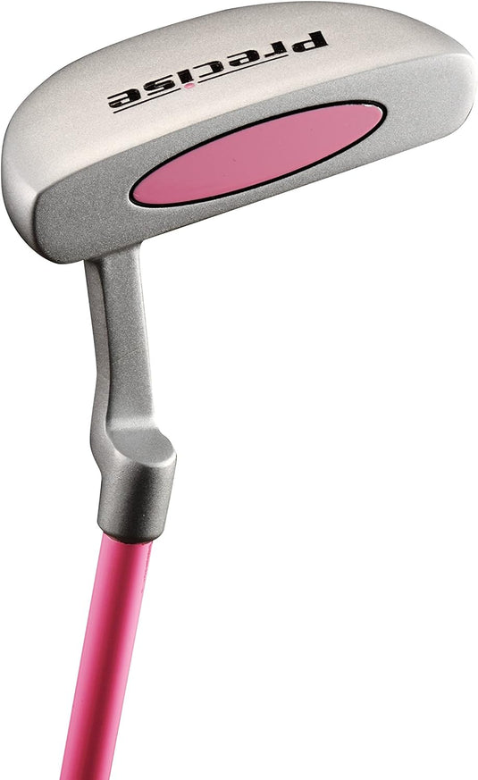 Precise X7 5 Club Girls Golf Set for Ages 9-12 (kids 52-60" tall) Pink