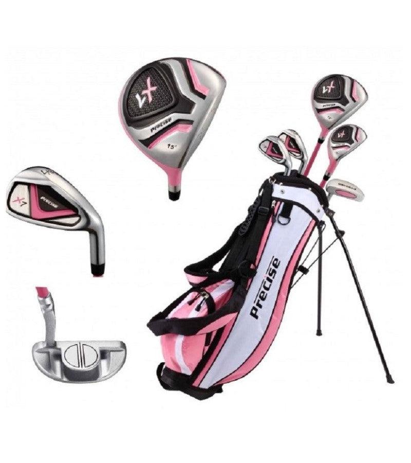 Load image into Gallery viewer, Precise X7 5 Club Girls Golf Set Ages 9-12 Pink
