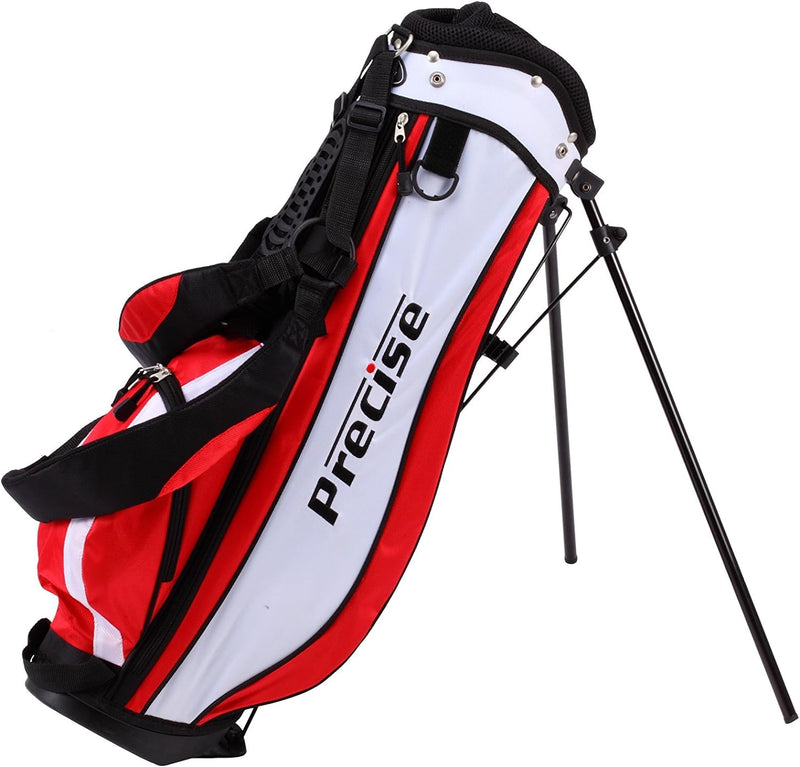 Load image into Gallery viewer, Precise X7 5 Club Kids Golf Set for Ages 6-8 (kids 44-52&quot; tall) Red
