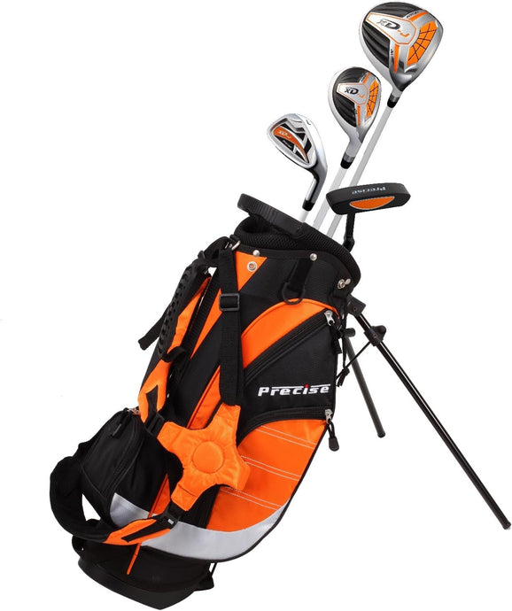 Precise XD-J 4 Club Kids Golf Set for Ages 3-5 Orange
