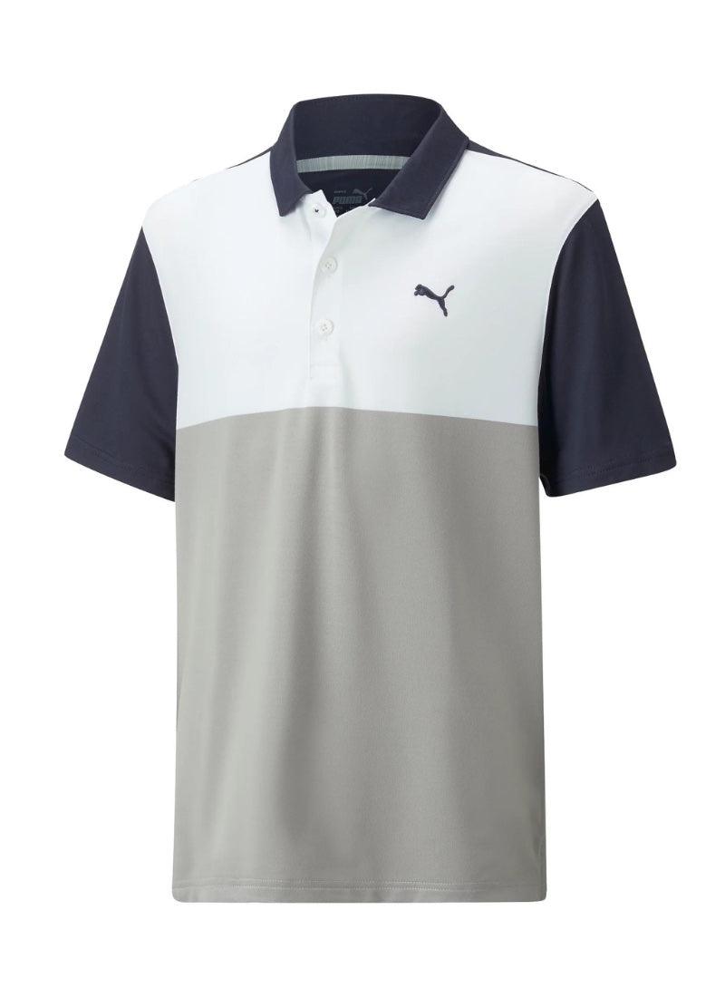 Load image into Gallery viewer, Puma Boys Cloudspun Golf Polo - Navy
