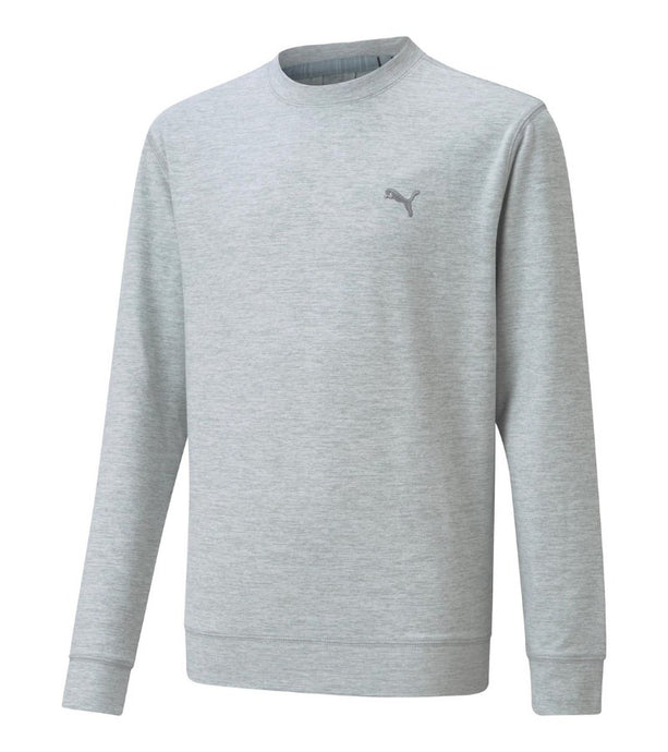 Puma Boys Cloudspun Youth Sweatshirt - High Rise Heather Grey