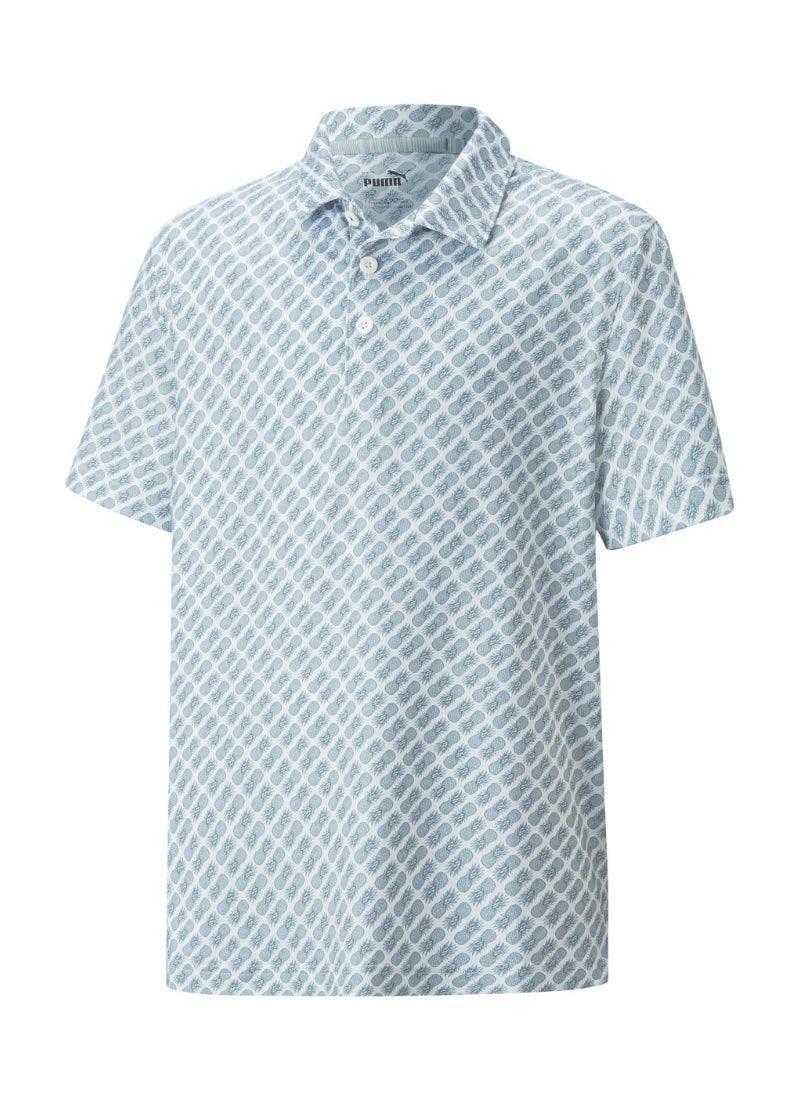 Load image into Gallery viewer, Puma Boys MATTR Pineapples Golf Polo
