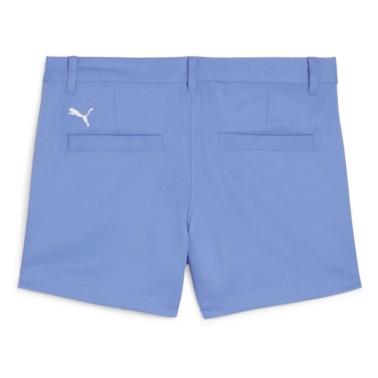 Puma Girls Golf Shorts - Blue Skies Back