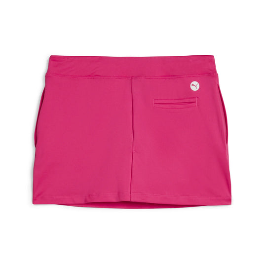 Puma Girls Golf Skirt Garnet Rose Back