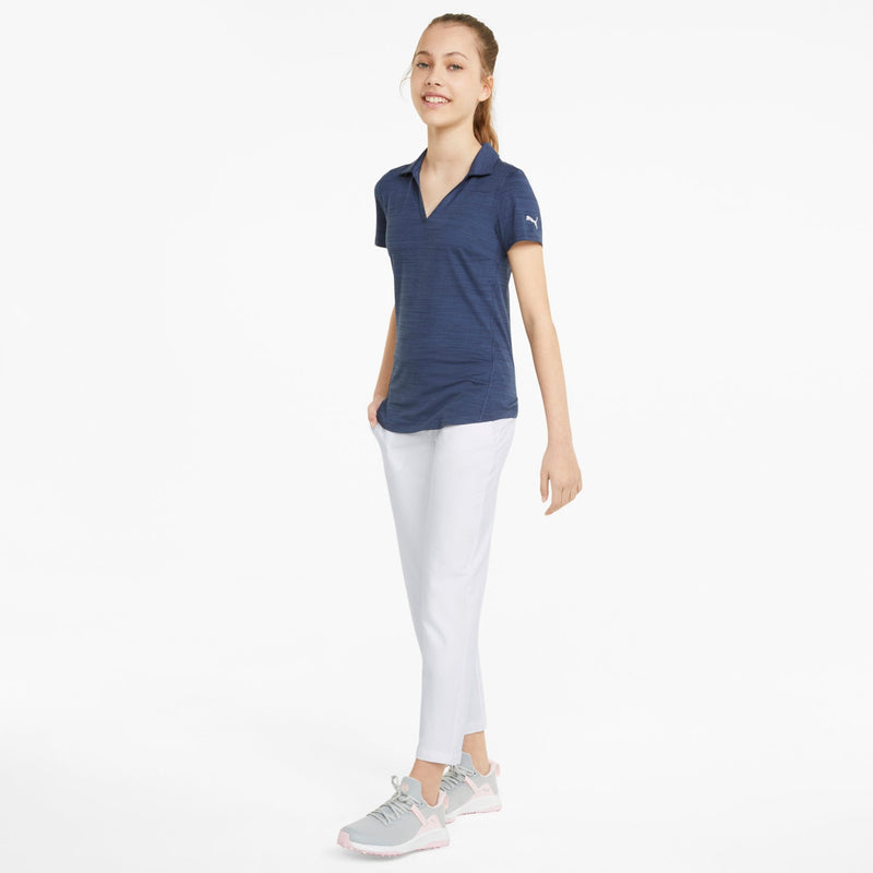 Load image into Gallery viewer, Puma Golf Girls Pants on Body White
