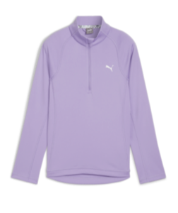 Load image into Gallery viewer, Puma Golf Girls Quarter Zip Lavender
