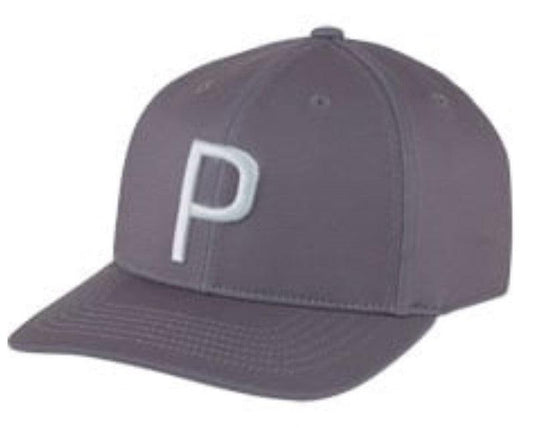 Puma P Youth Golf Hat Slate Grey