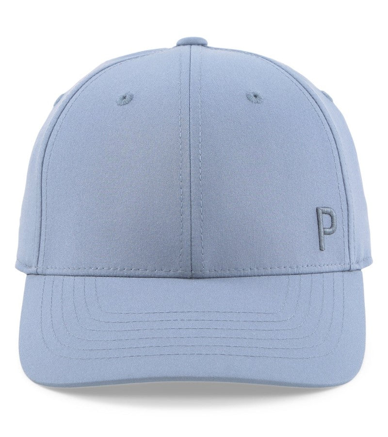 Load image into Gallery viewer, Puma Womens Ponytail Cap Evening Sky Blue Front View
