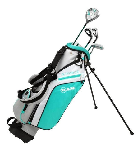 Ram G-Force 4 Club Girls Golf Set for Ages 4-6 (36-45 inches) Baby Blue