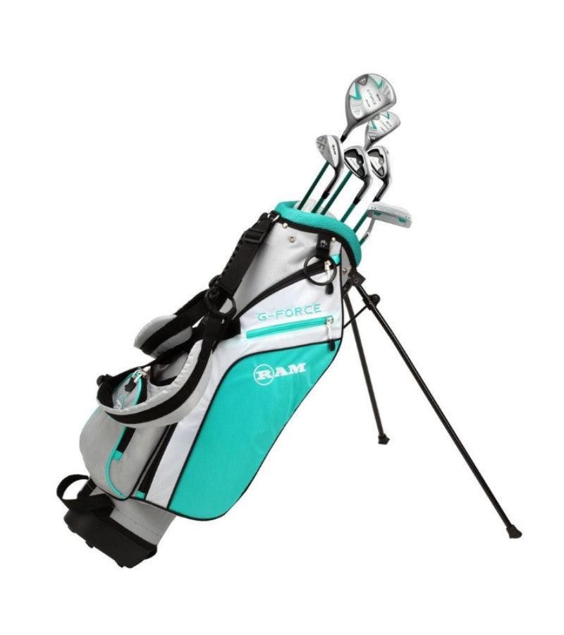 Load image into Gallery viewer, Ram G-Force 6 Club Girls Golf Set for Ages 10-12 Baby Blule
